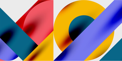 Vibrant abstract background circles with smooth gradients, creating a dynamic and modern design. Ideal for creative, tech, or contemporary-themed projects