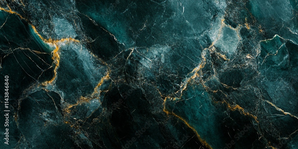 Poster abstract black and green marble texture displaying a grunge dark background, perfect for creating a 