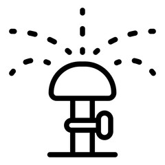 Watering Mushroom Icon