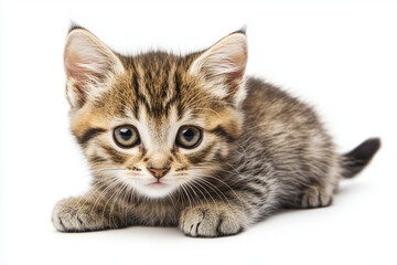 Fototapeta premium kitten isolated on a white background