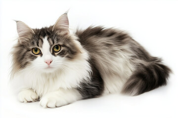 Obraz premium Cat isolated on a white background