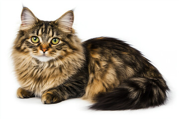 Obraz premium Cat isolated on a white background