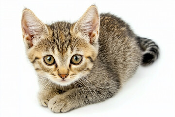 Obraz premium kitten isolated on a white background