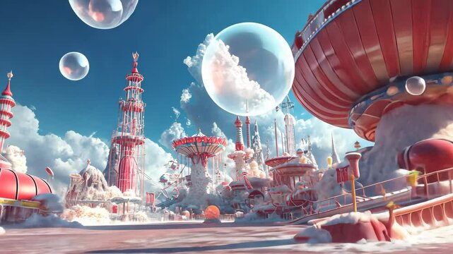 cartoon playground