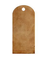 hang tag brown paper with cut out hole
