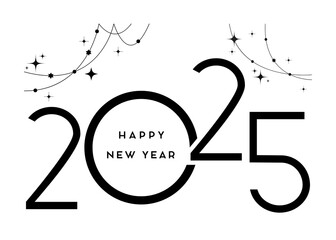 2025 Happy New Year icon 