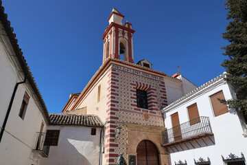 The church of Our Lady of Peace-Nuestra Senora de la Paz in Ronda, Andalusia, Spain    