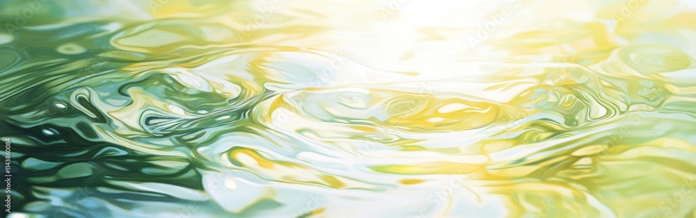 Poster sunlight casts shimmering reflections on gently rippling water surface during a serene afternoon