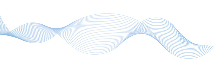 Color line waves effect. Vector illustration. Audio curved equalizer  isolated on white background. EPS 10