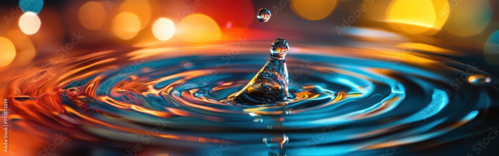 Poster Swirling patterns of oil and water create a mesmerizing abstract composition with vibrant colors and dynamic movement