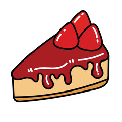 piece of cake  strawberry