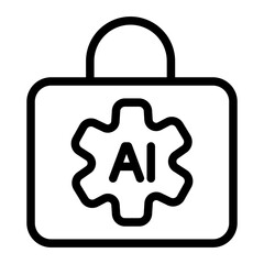 AI Lock Icon