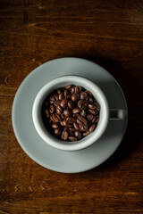 Roasted coffee beans