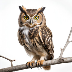 Naklejka premium owl on branch