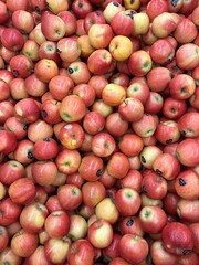 red apples background