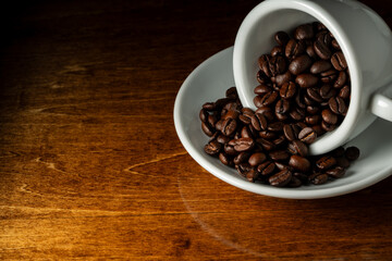 Roasted coffee beans