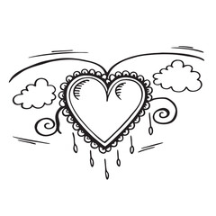 Hand Drawn Valentine Element