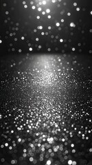 Stunning Black and White Bokeh Background for Graphic Design