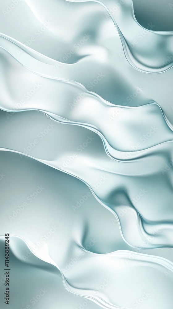 Aufkleber Slow-moving water patterns create an abstract wallpaper with fluidity and serenity