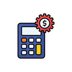 Accounting Management vector icon