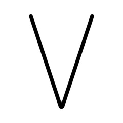 Letter V Icon