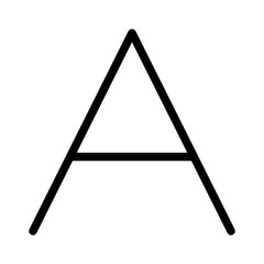 Letter A Icon