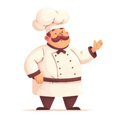 Vector illustration of a chef