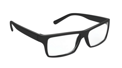 A Pair of Reading Glasses on a White Background for Visual Clarity in Articles and Presentations.