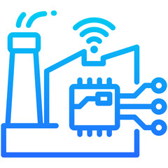 Smart Factory Icon