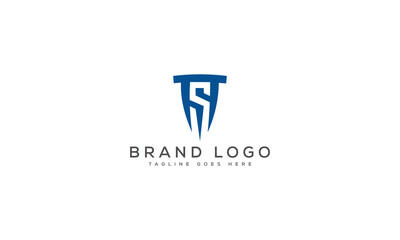 letter TS logo design vector template design for brand.