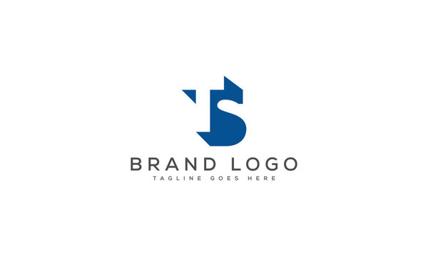 letter TS logo design vector template design for brand.