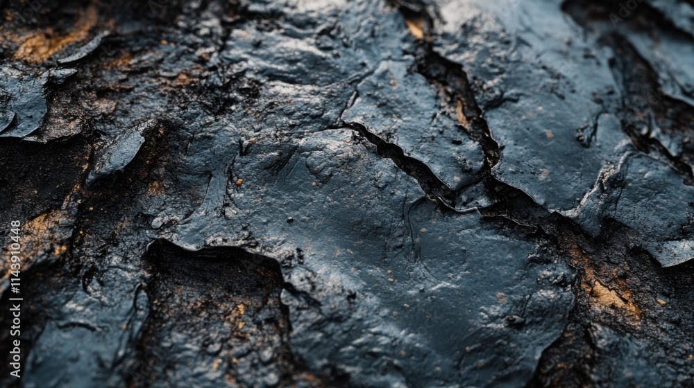 Poster intricate textures of rough tree bark captured in detailed macrophotography during a forest explorat