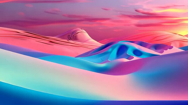 cartoon desert