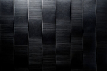 Close-up black metallic wall, abstract pattern background