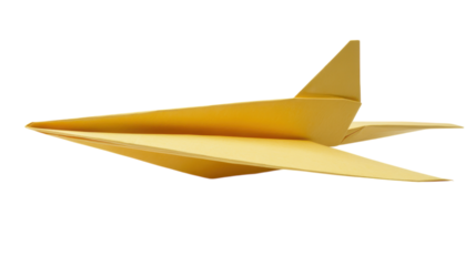 Precision-Folded Paper Airplane for Craft and Educational Use Demonstrating Aerodynamics and Engineering Principles.