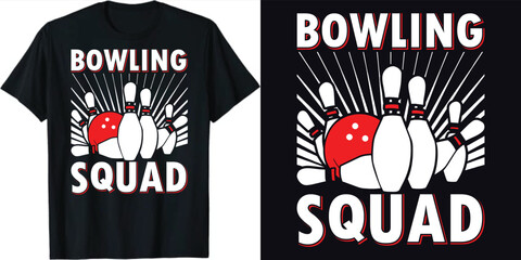 Bowling T shirt Design, Premium Bowling Typography Design, Funny Bowling Typography T-shirt design, Sports Typography