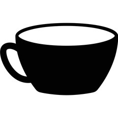 Simple vector icon tea cup