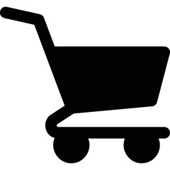 Simple vector icon shopping basket