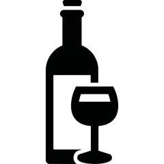Simple vector icon wine
