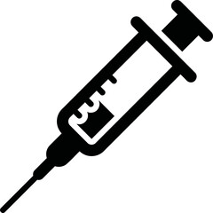 Simple vector icon syringe
