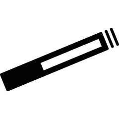 Simple vector icon cigarette