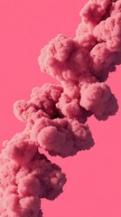 Stunning Pink Smoke Clouds: An Abstract Visual Feast