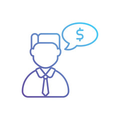 Business Chat vector icon