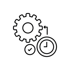 Time Management vector icon