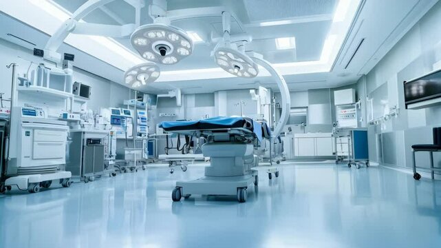 Empty modern hospital operation room