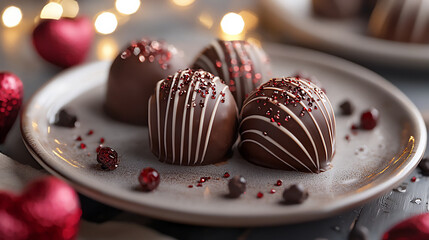  valentine's day chocolate and jewelry display