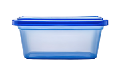 High-Quality Plastic Food Storage Container with Blue Lid Ideal for Organizing Kitchen and Food Storage Needs.