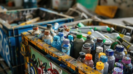 Hazardous Waste: Dangerous substances like chemicals, batteries, and paint that require careful handling and disposal to avoid environmental harm.
