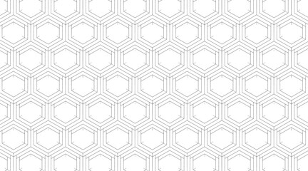 Fototapeta premium Pattern design with line | Seamless pattern design with geometric shape | Multiple line pattern design with black-white color