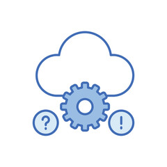 Cloud Management vector icon